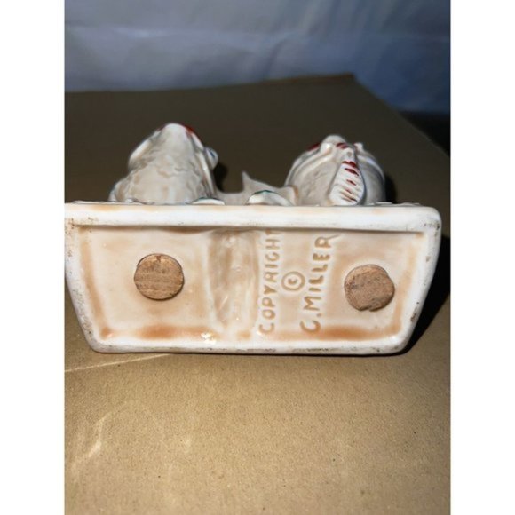 Regal China Fish Couple One Piece Salt & pepper Shaker - Picture 8 of 9